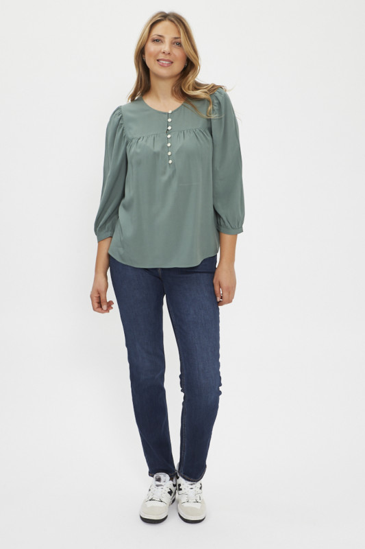 Chemisier Halsey Dark Forest