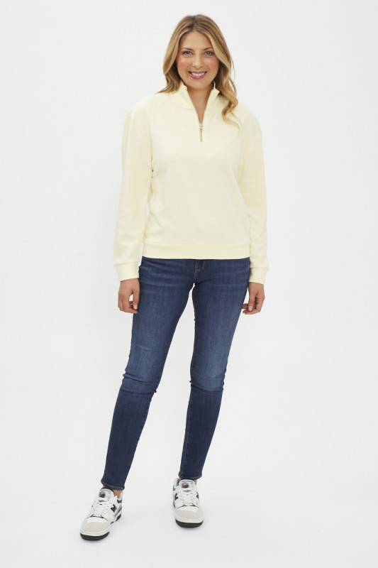 Jeans Lynn mid skinny bleu foncé G-star