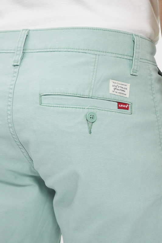 short chino XX vert d'eau levi's coton mélangé