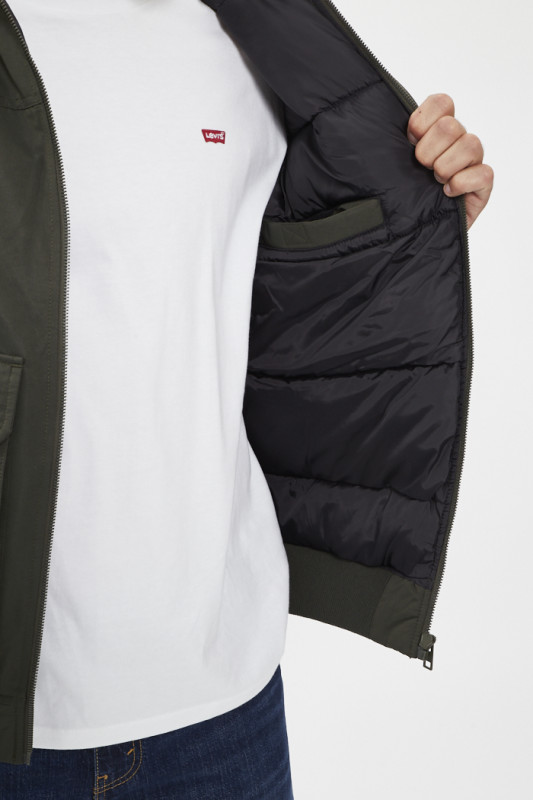 Bomber Jacket vert jack & jones en polyester