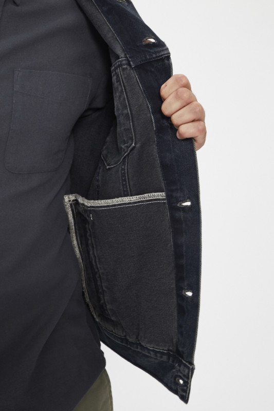 Veste Trucker Jacket blue black levi's 100% coton 