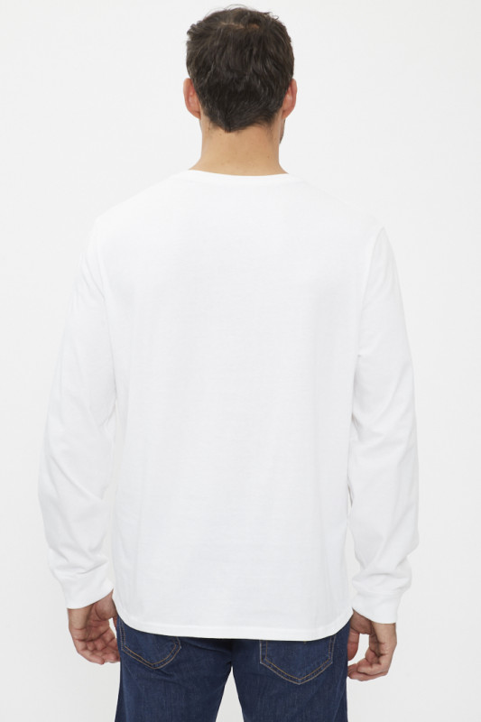 Original T-shirt blanc manches longues levi's