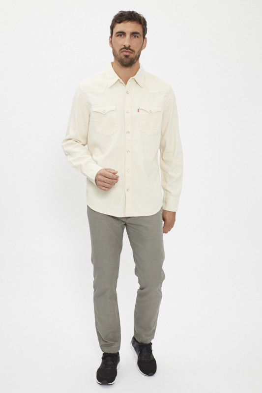 Chemise beige Barstow Western