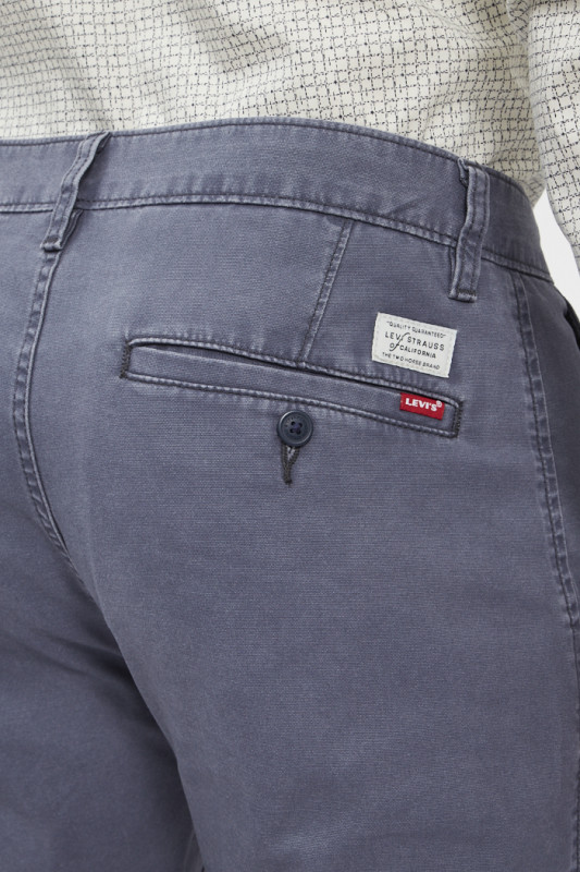 Pantalon chino bleu canvas coupe slim  levi's