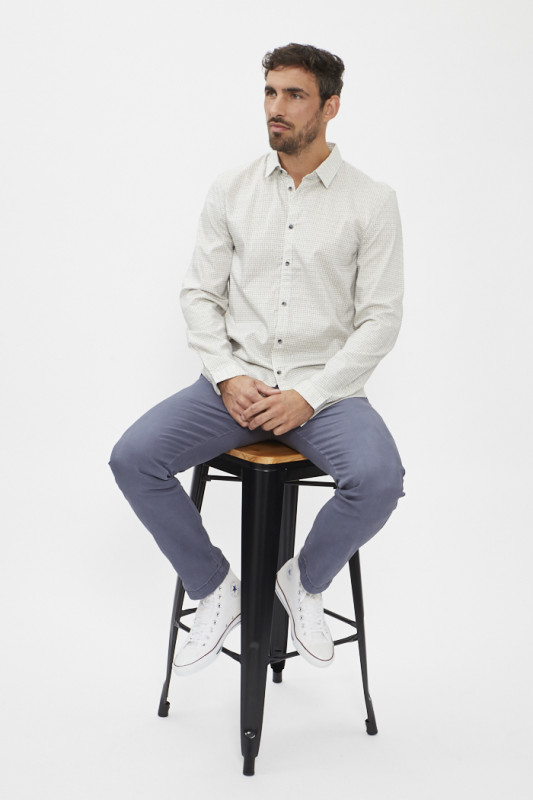 Pantalon chino bleu canvas coupe slim  homme Levi's