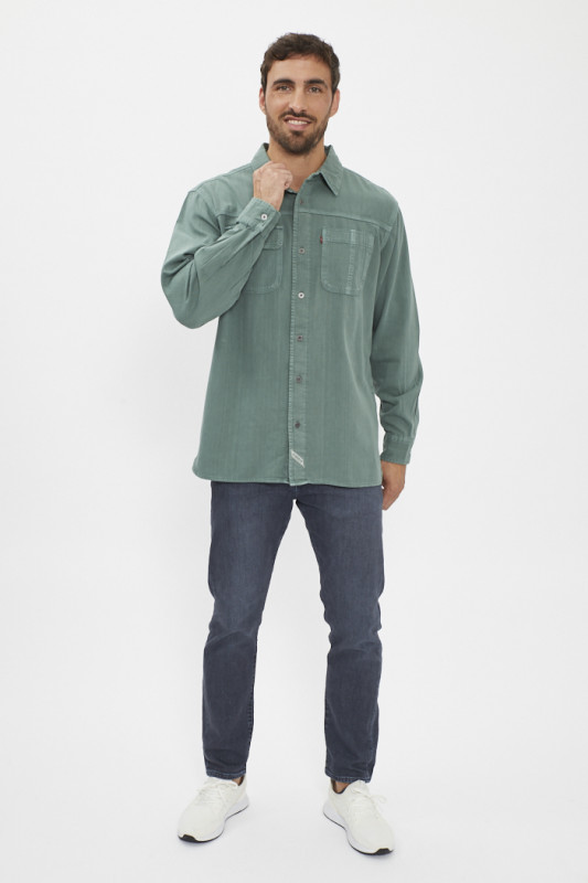 Chemise Worker verte