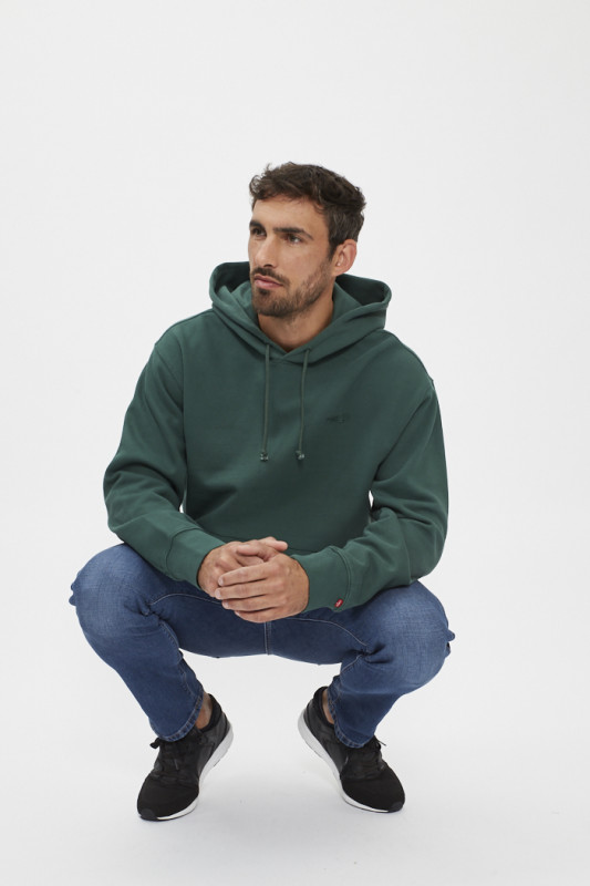 Hoodie vert à capuche Authentic homme levi's