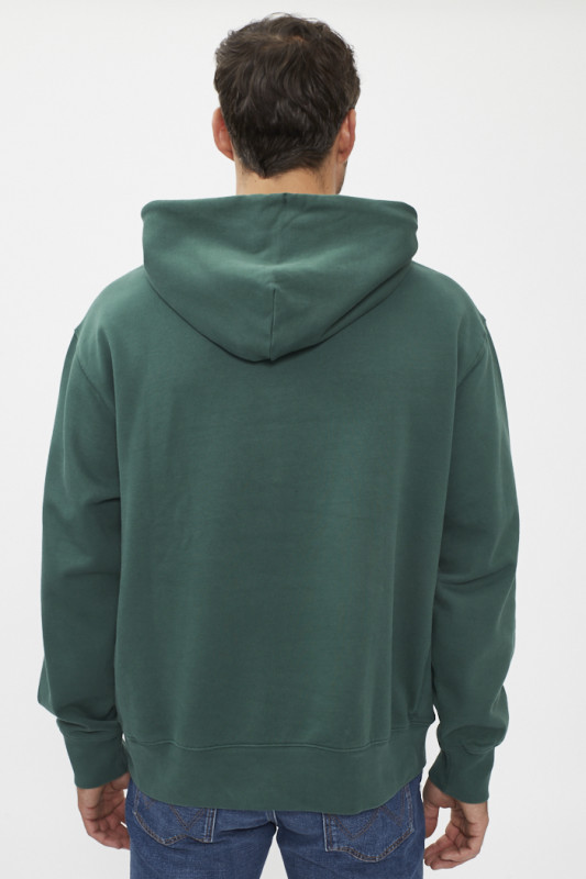 Hoodie vert à capuche Authentic