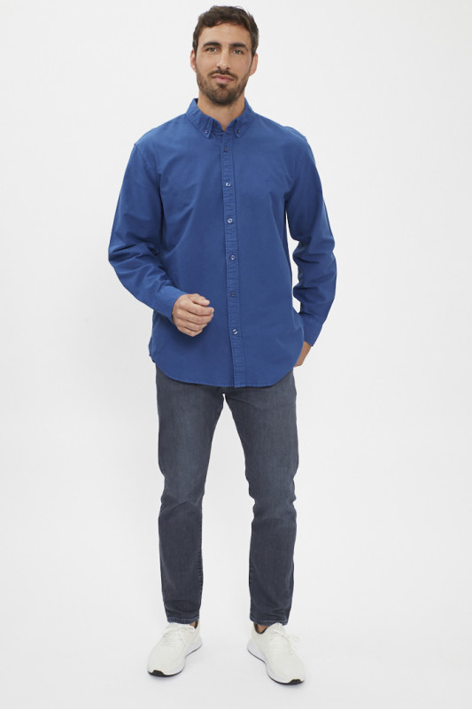 Chemise Authentic bleue en coton 