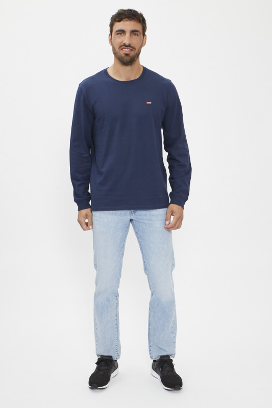 T-shirt Original bleu marine manches longues