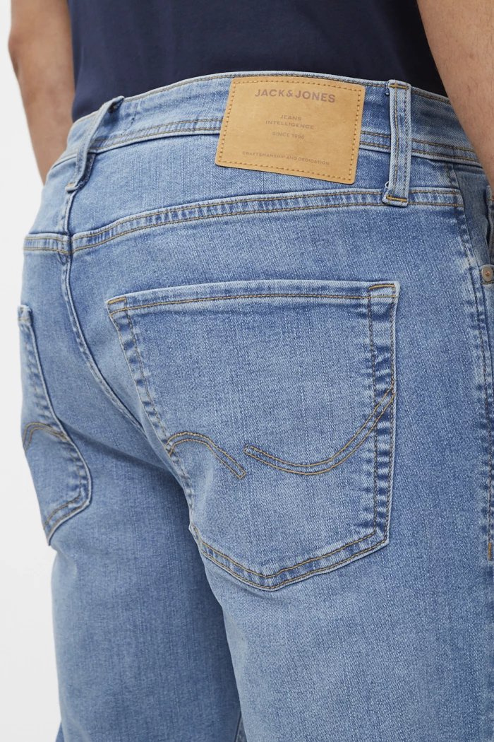 Jean Droit Rockport Taille 32, Longueur 33 - Délavé Bleu Moyen Pour Homme