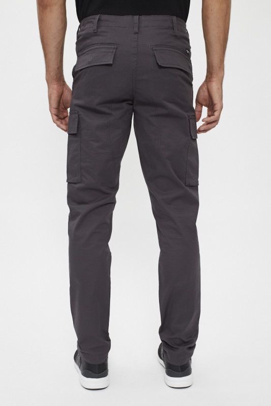 Pantalon cargo coupe droite asphalte homme Jack & Jones