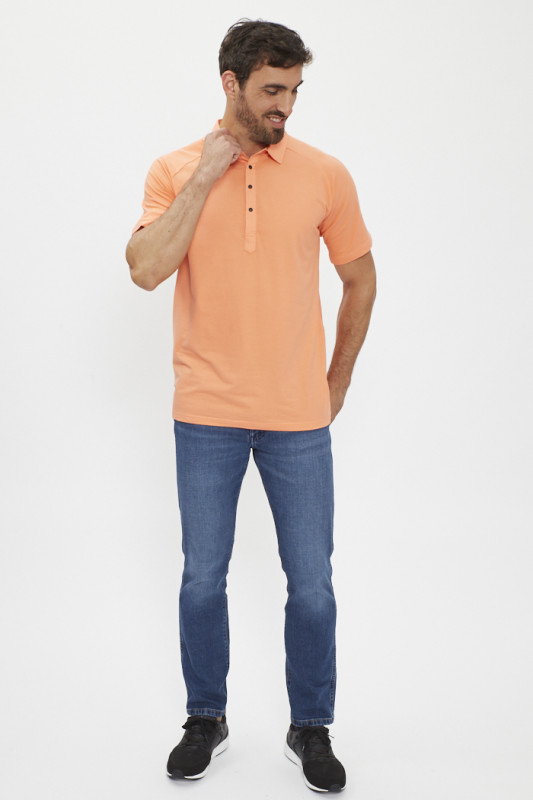 Jeans Larston slim bleu denim homme wrangler