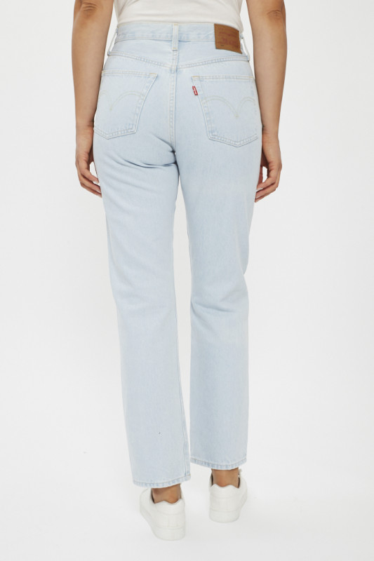 Jeans droit 501 bleu délavé