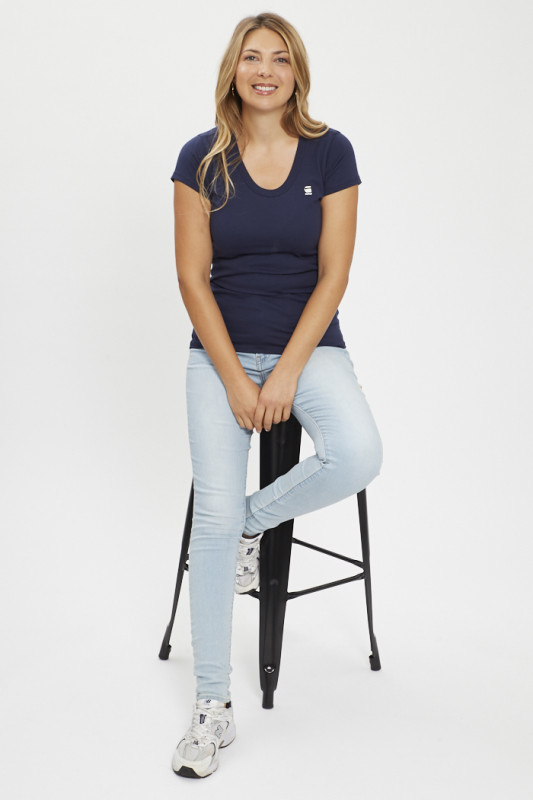 Jeans skinny 721 taille haute light indigo femme levi's