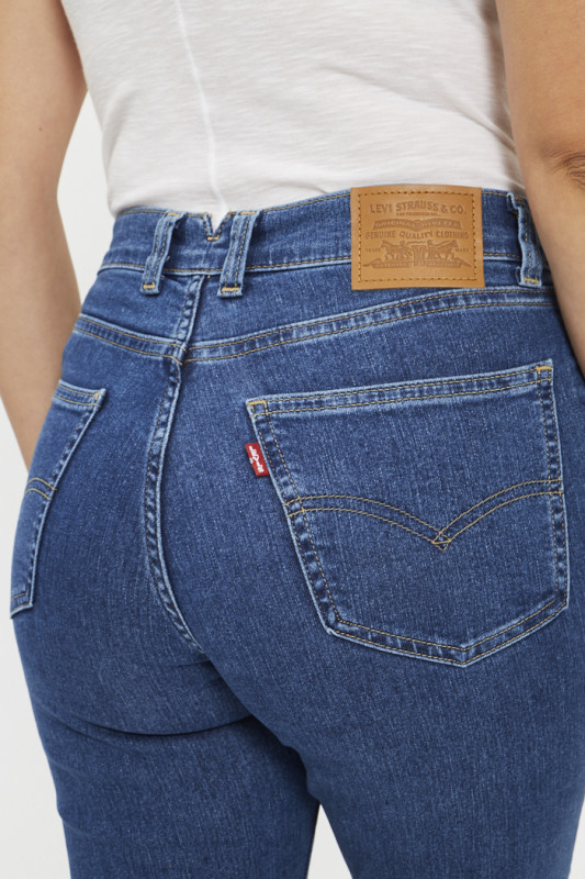 Jeans 724 bleu denim taille normale