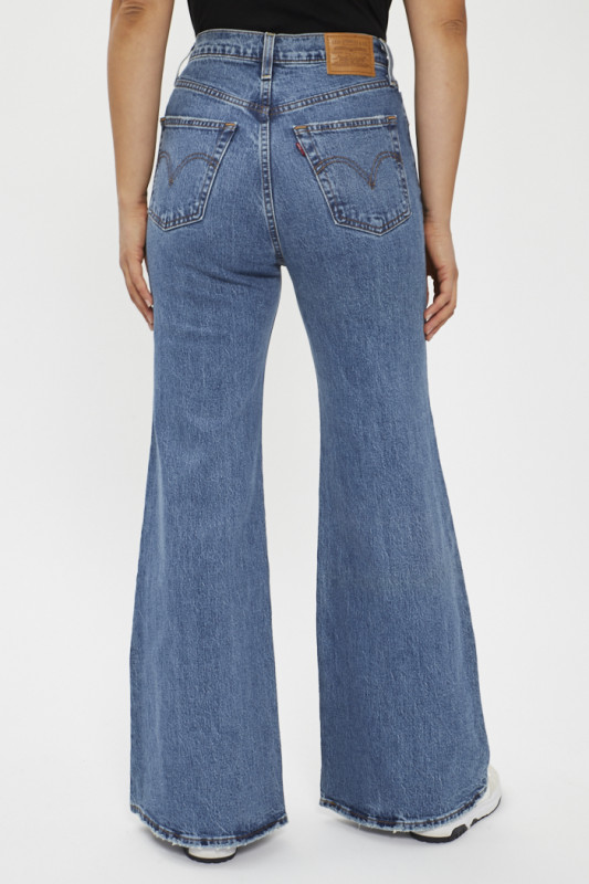 Jeans Ribcage Bells dark indigo