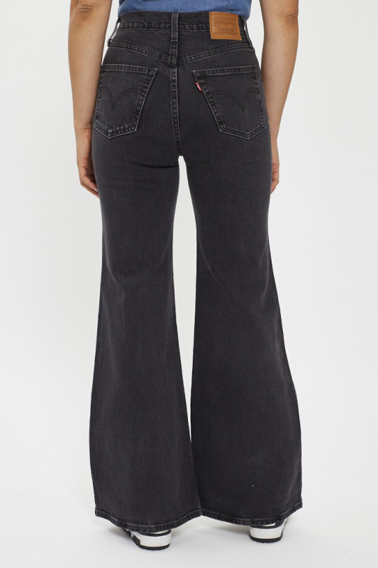 Jeans Ribcage Bells black denim