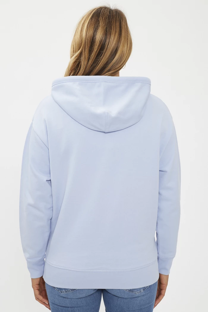Sweat a capuche standard bleu ciel femme Levi s Destock Jeans