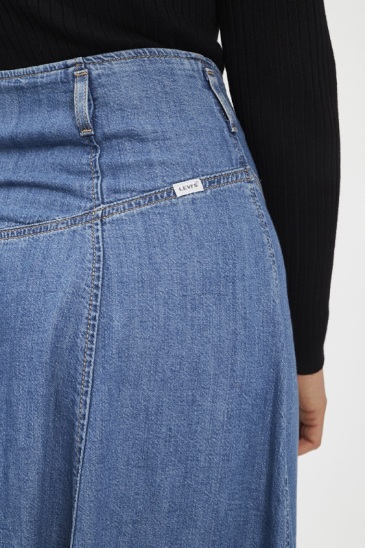 Jupe longue légère en jean levi's en coton