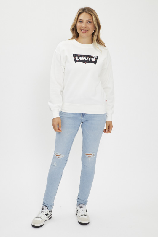 Sweat-shirt graphic standard blanc