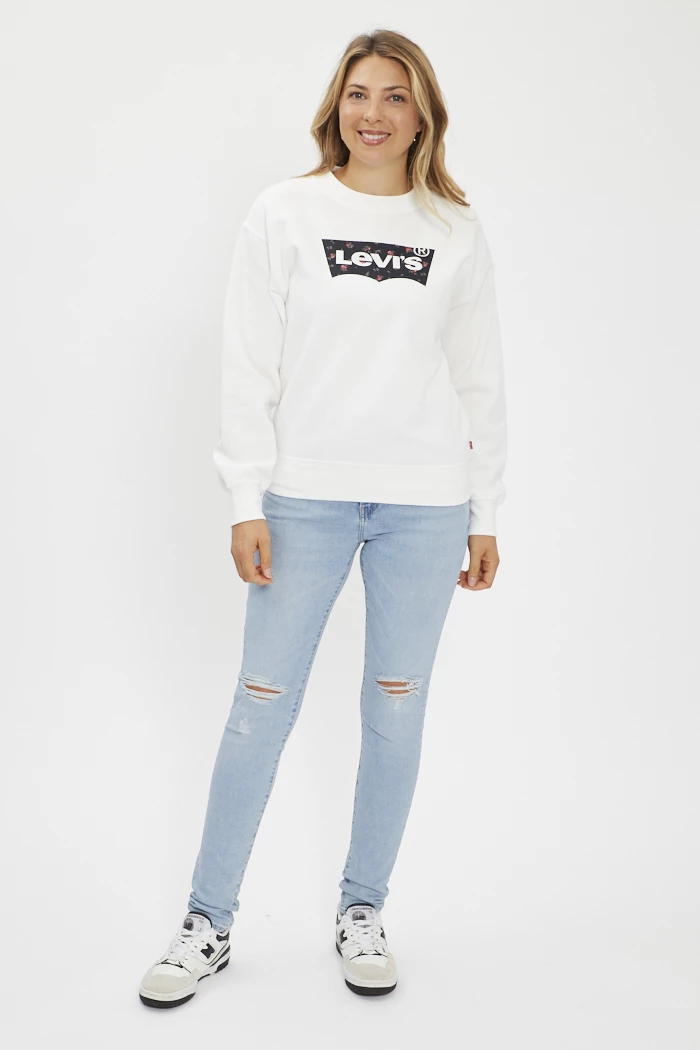 Sweat-shirt graphic standard blanc
