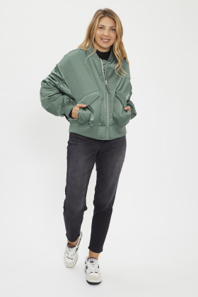 Blouson aviateur Andy vert
