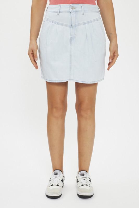 Short Mom bleu délavé Pool Party femme