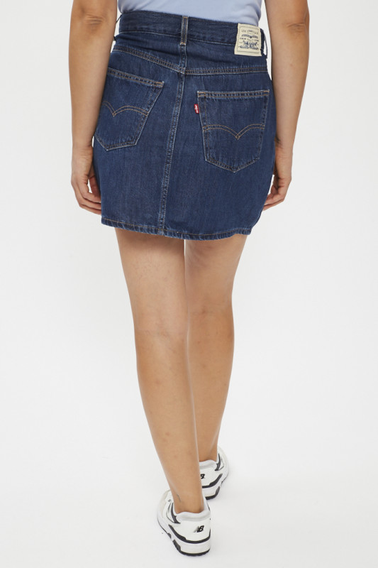 Short Mom bleu denim
