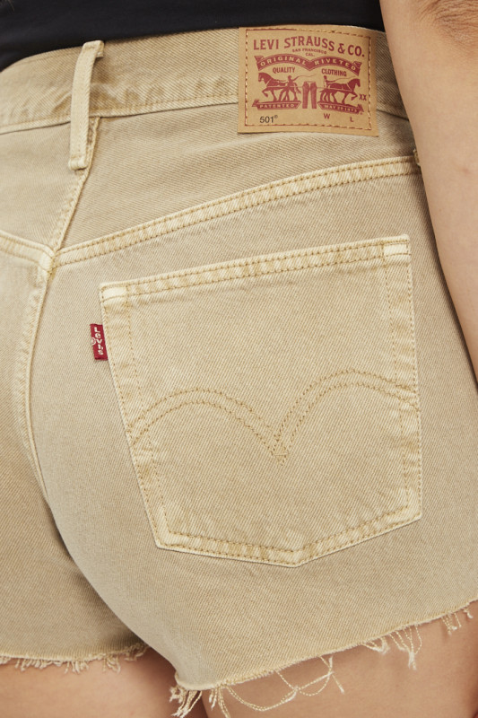 Short 501 original Dusty safari levi's en coton 