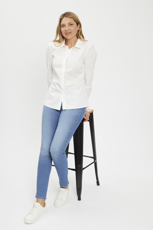 Jeans slim Elly denim délavé femme Lee