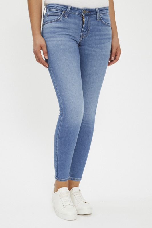 Jeans Scarlett denim bleu délavé femme