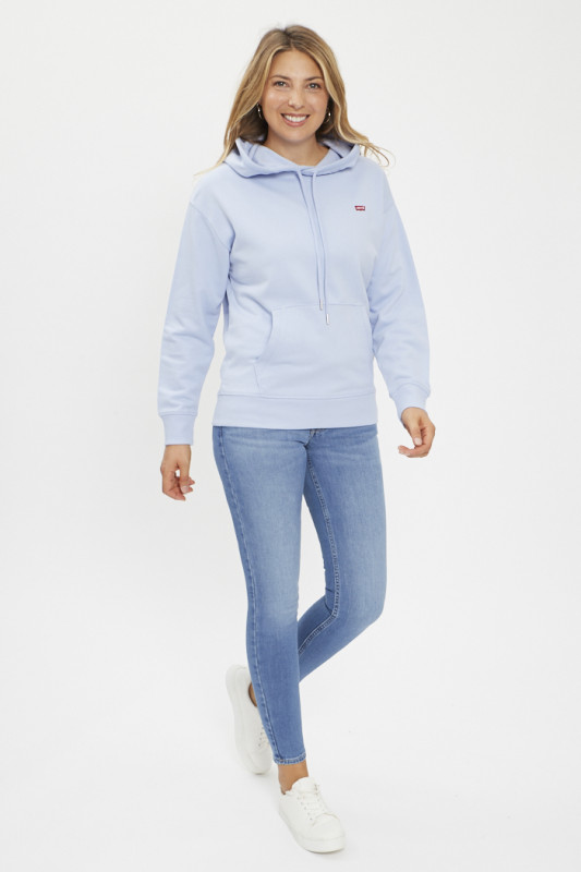 Jeans Scarlett denim bleu délavé femme lee