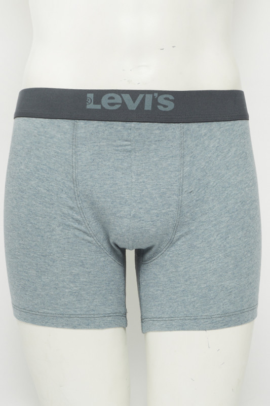 Pack de 2 boxers beige fleuri et vert chiné homme levi's