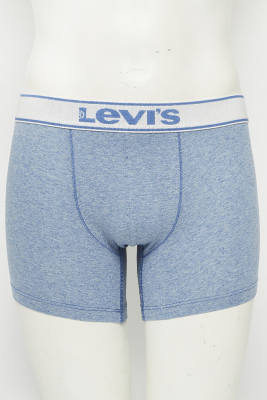 Pack de 2 boxers bleu et bleu ciel levi's