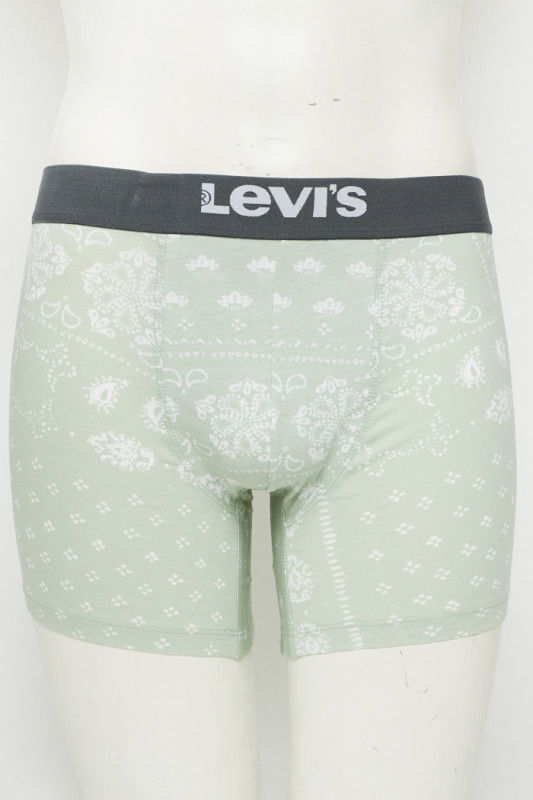 Pack de 2 boxers vert bandana et vert chiné