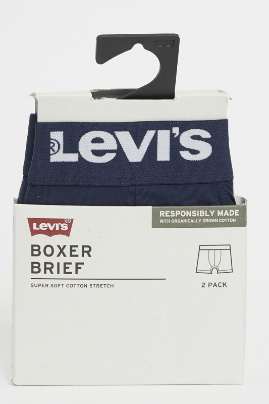 Lot de 2 boxers bleu marine homme