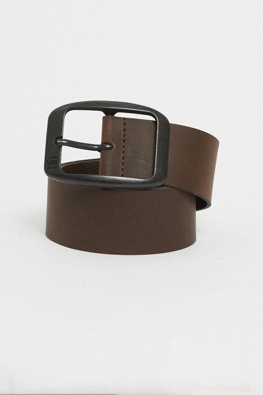 Ceinture en cuir marron modèle Ladd