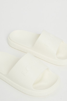 Claquettes June Next s blanches homme