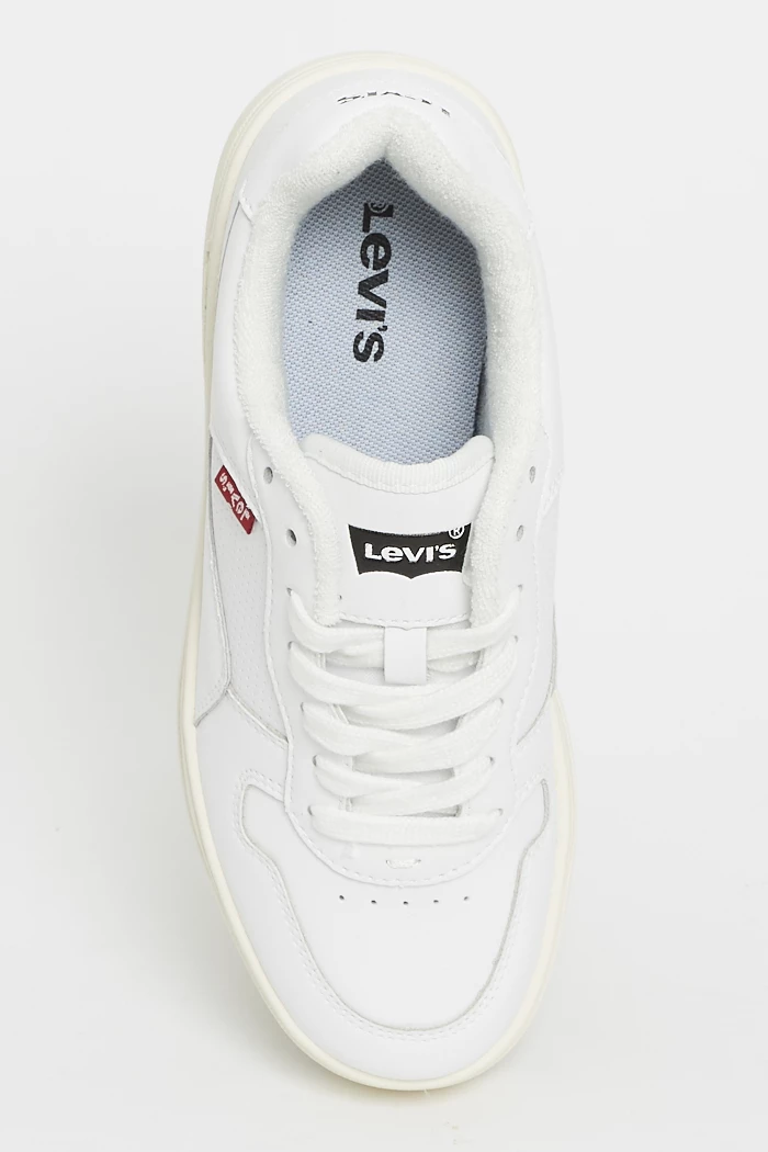 Baskets Glide blanches femme Levi's Destock Jeans