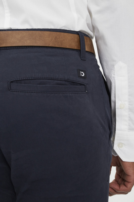 Pantalon chino slim bleu marine tom tailor 