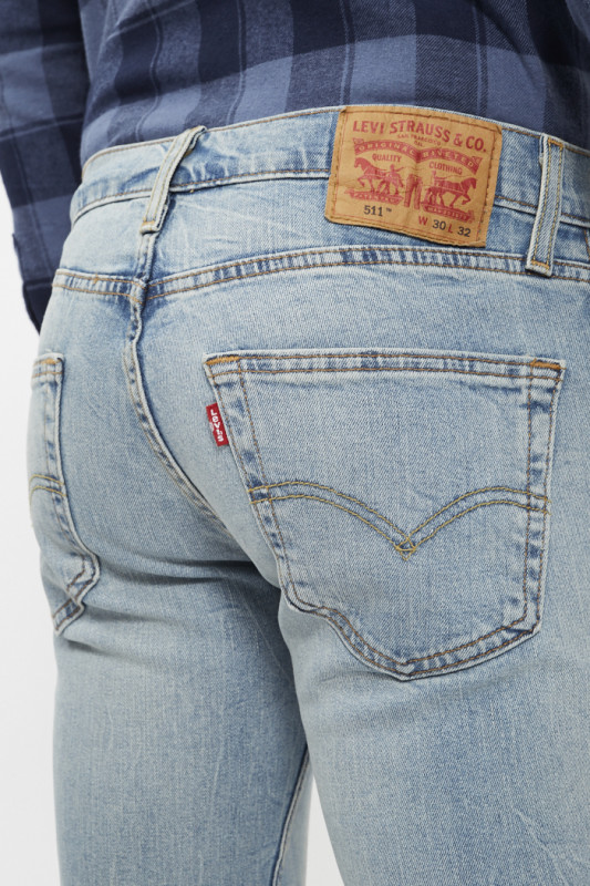 Jeans 511 slim blue stone homme levi's