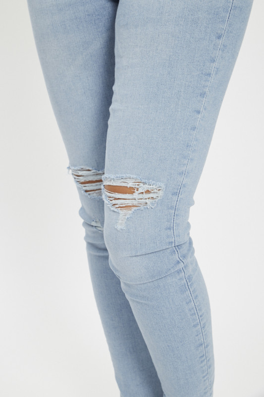  Jeans 721 high rise skinny light blue levi's en coton mélangé