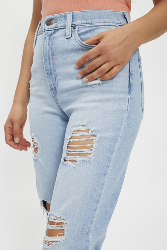 Jeans Mom taille haute medium indigo  levi's