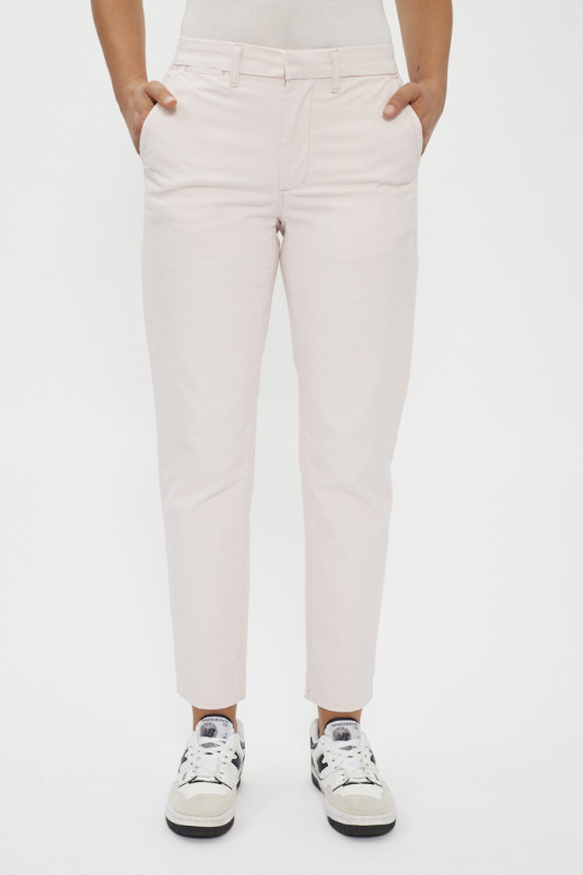 Pantalon chino Essentiel rose