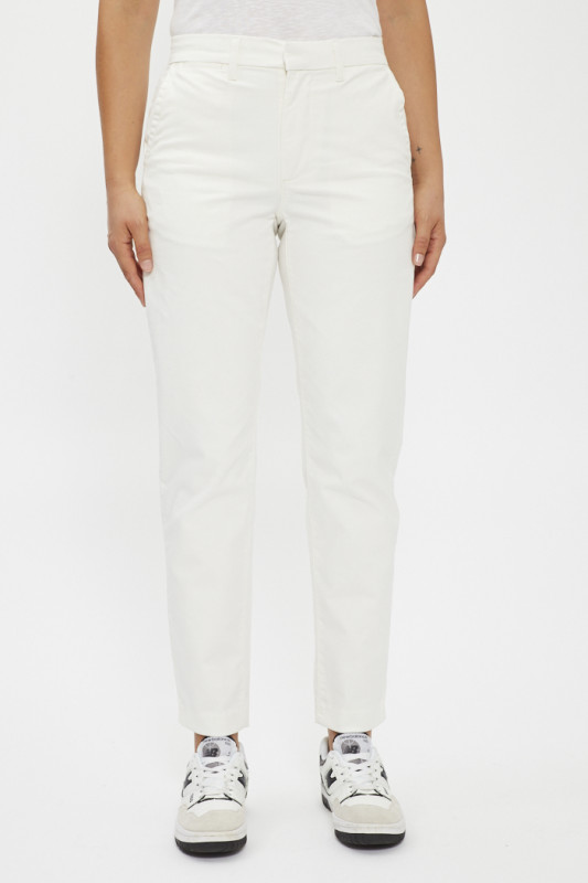 Pantalon chino Essentiel blanc