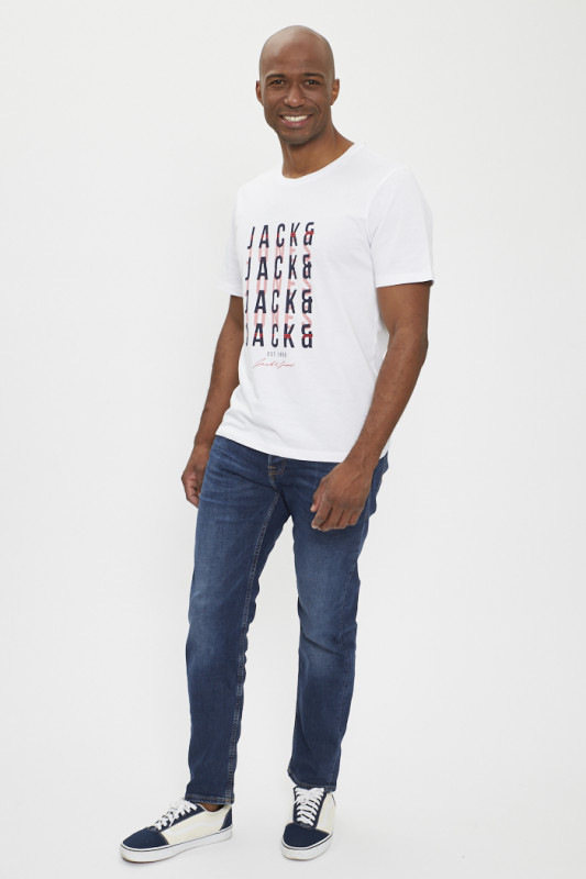 Jeans Original tapered blue denim jack & jones