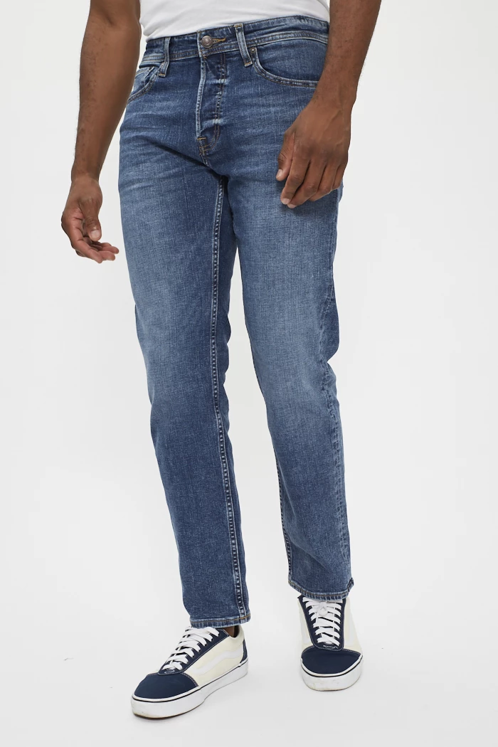 Jeans Homme & And Slim Taille Basse - Taille 32, Longueur 32 - Délavé Bleu Moyen, Occasion Très Bon état