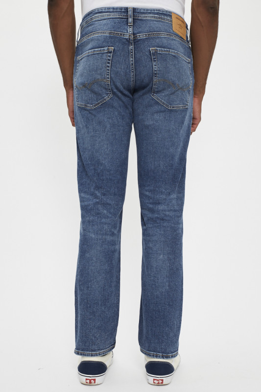 Jeans Original tapered bleu denim délavé homme
