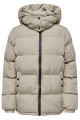 Doudoune matelassée beige